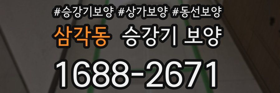 삼각동 승강기 보양