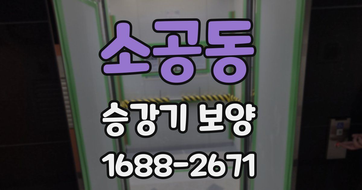 소공동 승강기 보양