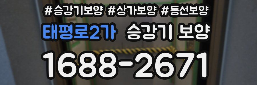태평로2가 승강기 보양