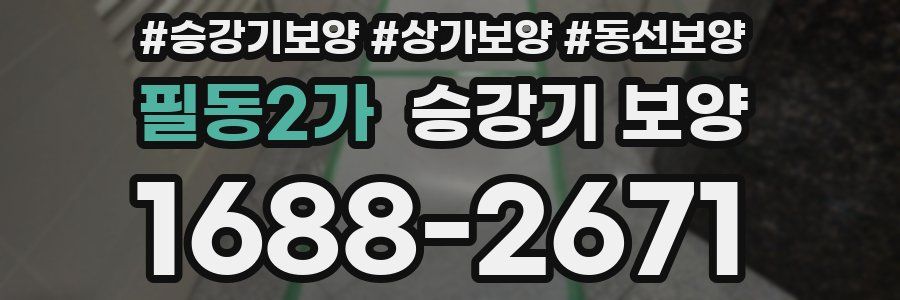 필동2가 승강기 보양