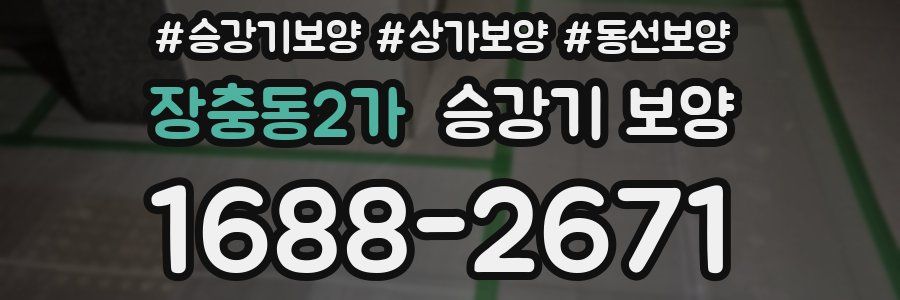 장충동2가 승강기 보양