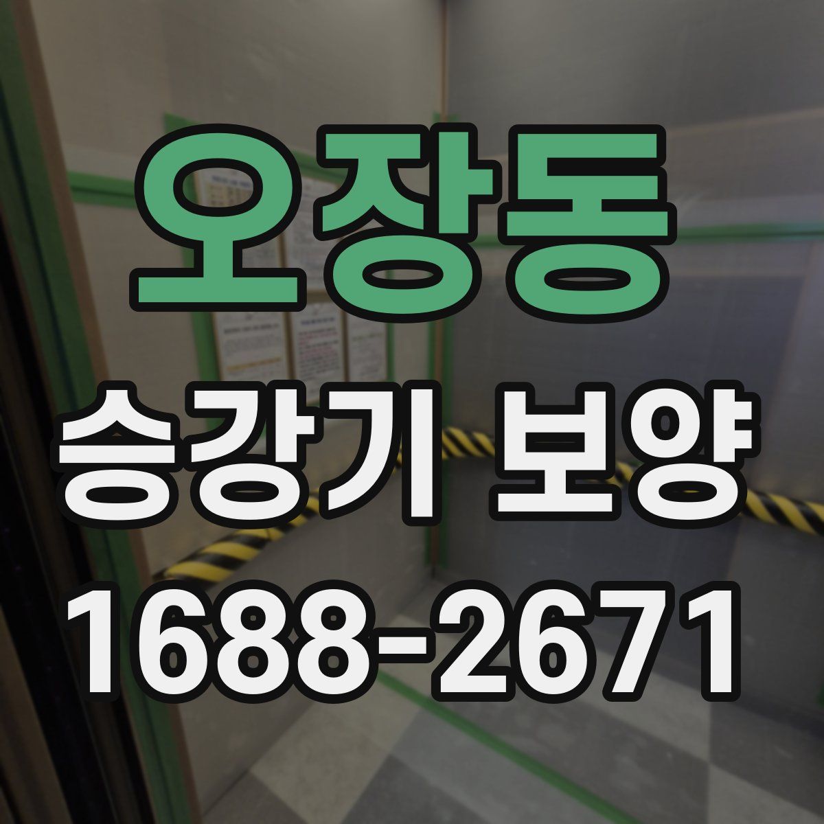 오장동 승강기 보양