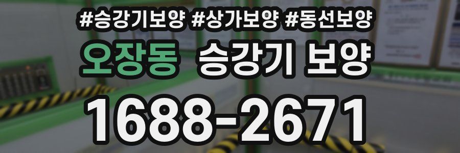 오장동 승강기 보양