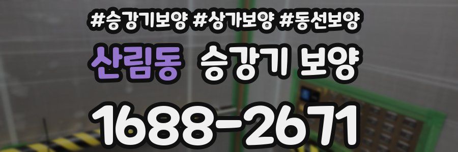 산림동 승강기 보양