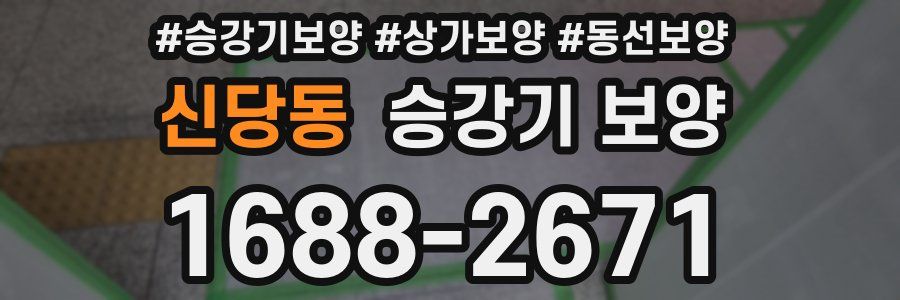 신당동 승강기 보양