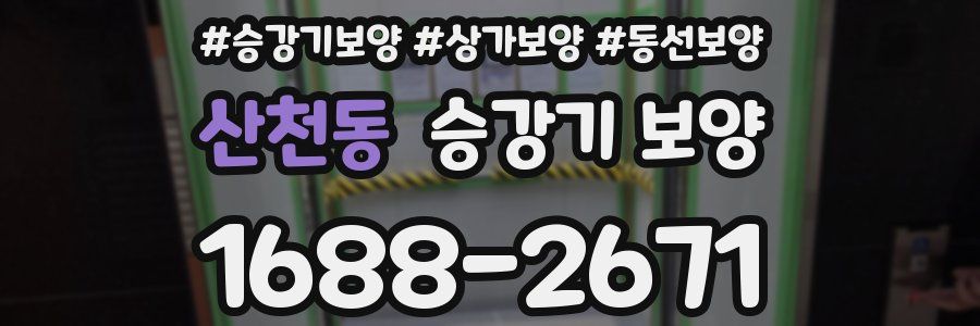 산천동 승강기 보양