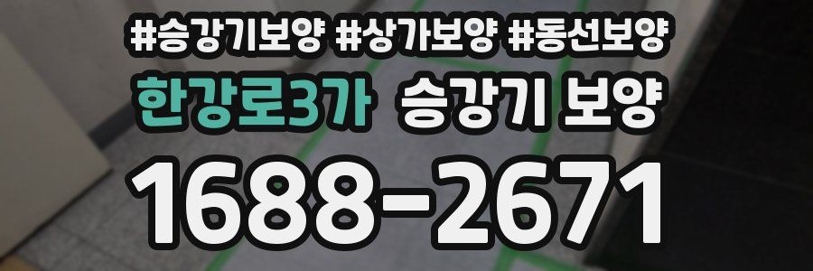 한강로3가 승강기 보양