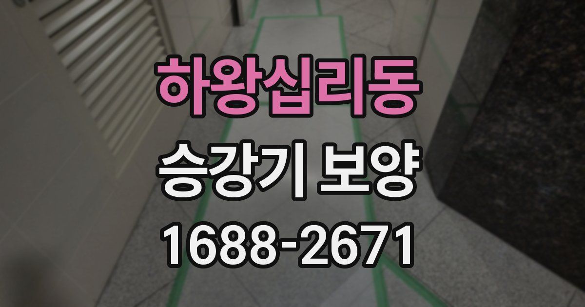 하왕십리동 승강기 보양