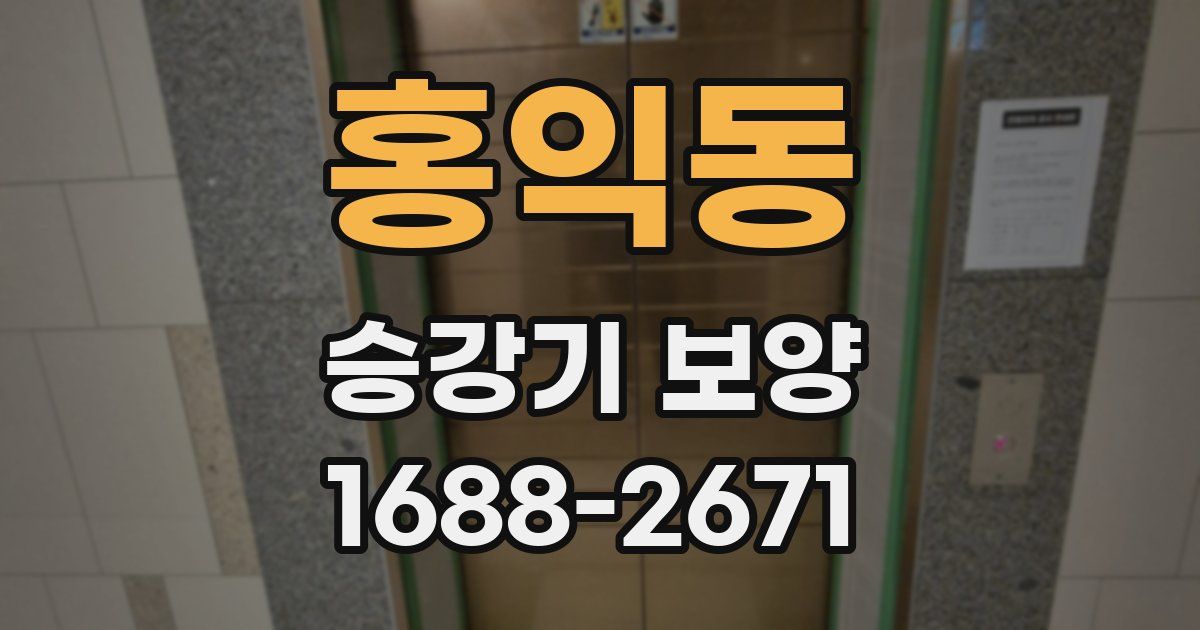 홍익동 승강기 보양