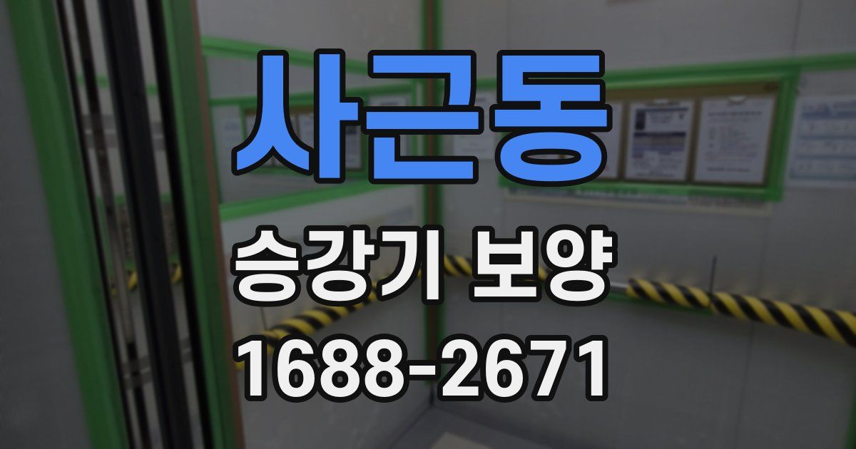 사근동 승강기 보양