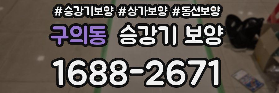 구의동 승강기 보양