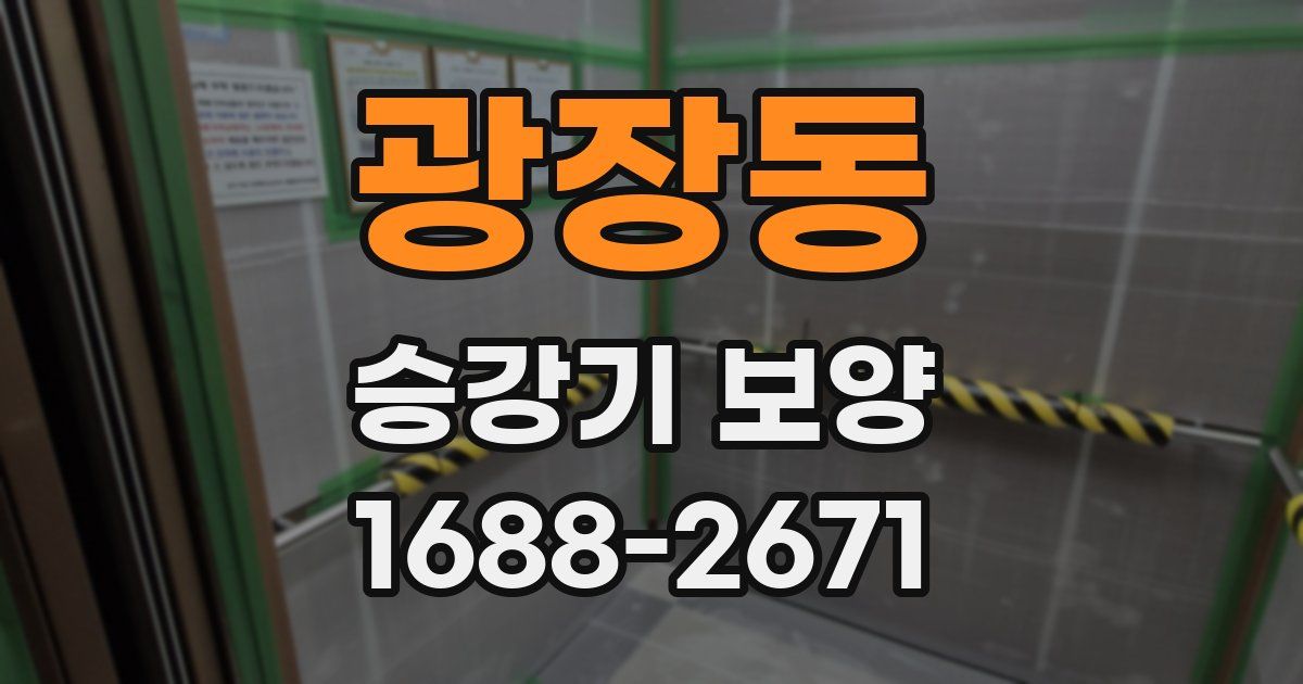광장동 승강기 보양