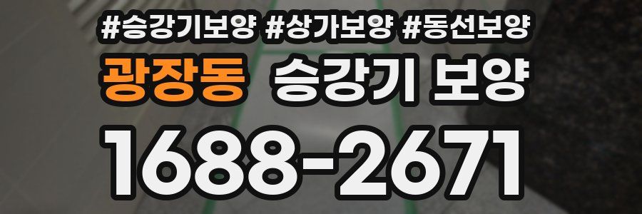 광장동 승강기 보양