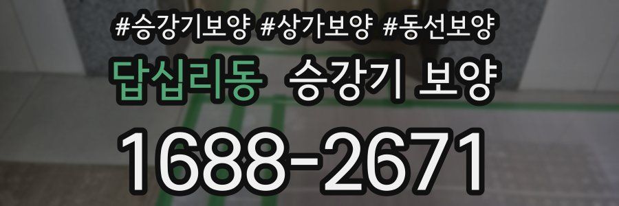 답십리동 승강기 보양