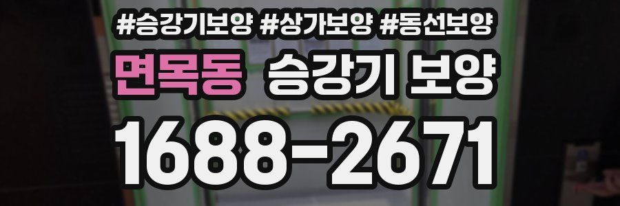면목동 승강기 보양