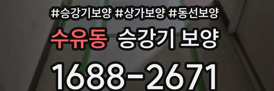 수유동 승강기 보양