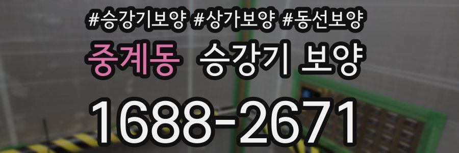 중계동 승강기 보양