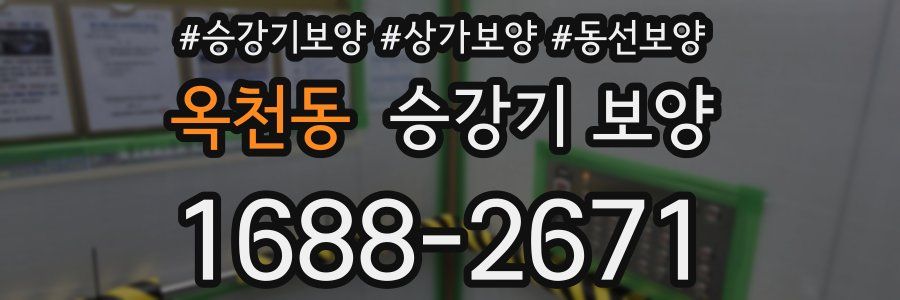 옥천동 승강기 보양