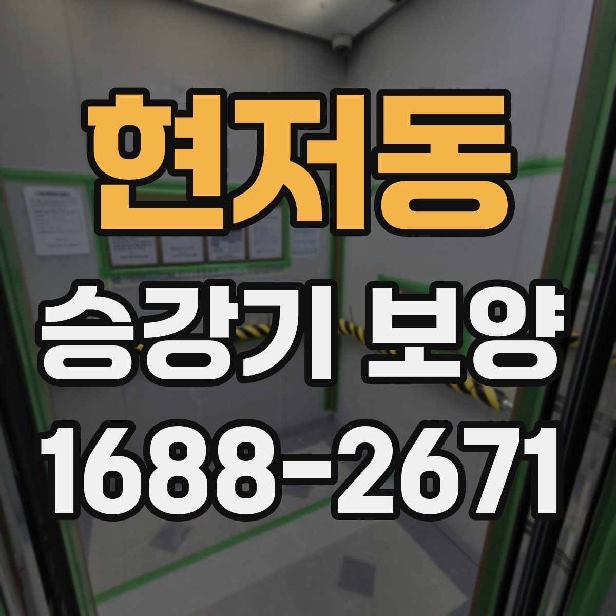 현저동 승강기 보양