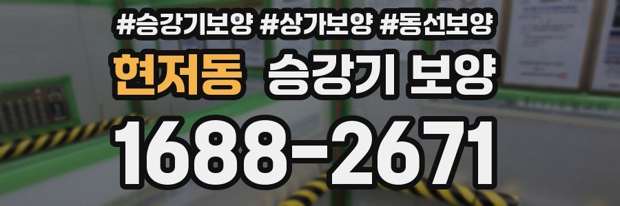현저동 승강기 보양
