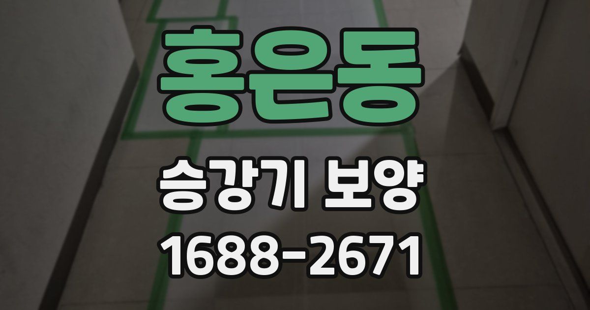 홍은동 승강기 보양
