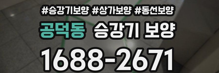 공덕동 승강기 보양