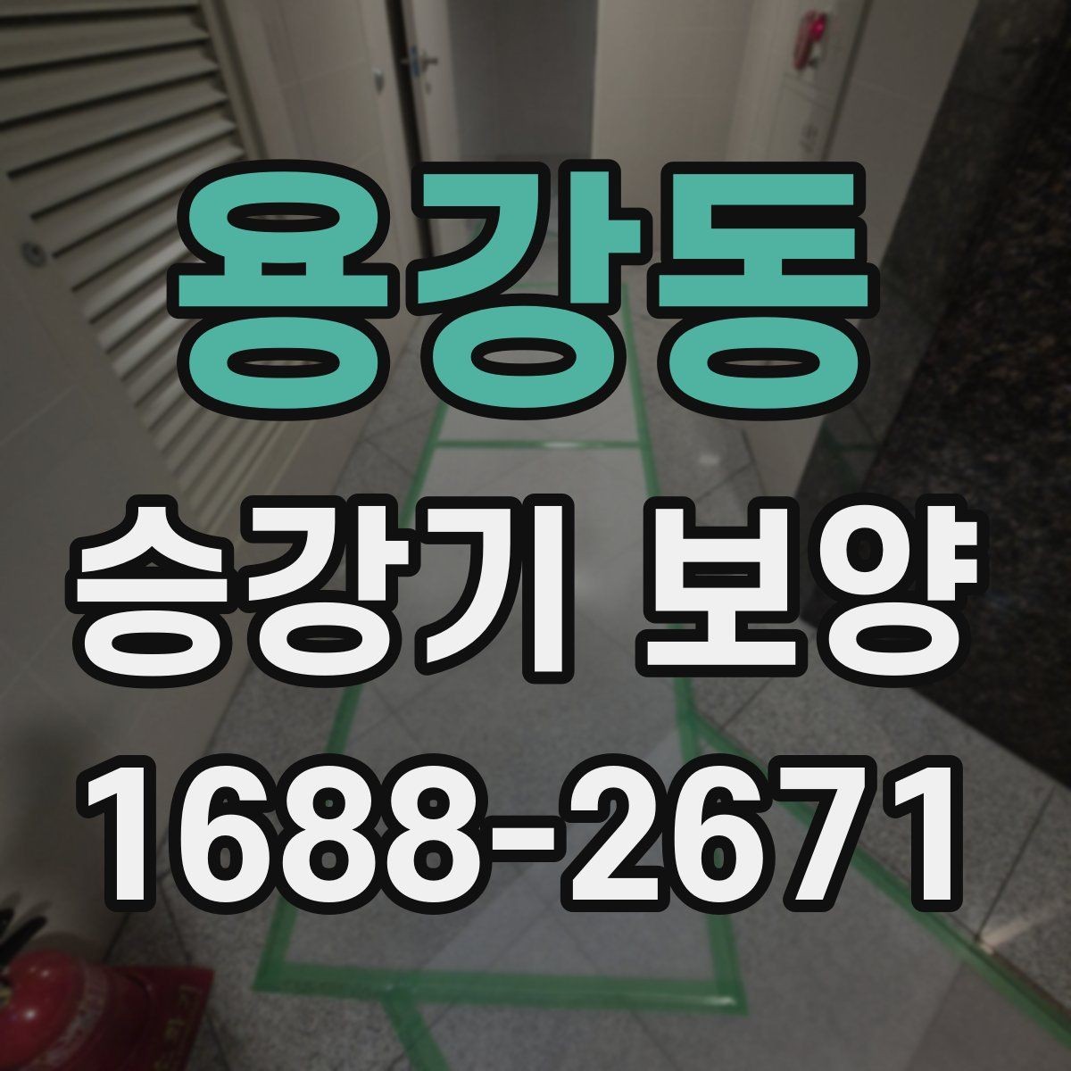 용강동 승강기 보양 자재 재사용이 가능한지 살펴보기