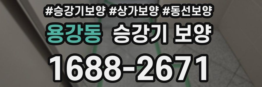 용강동 승강기 보양