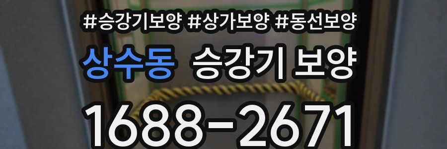 상수동 승강기 보양