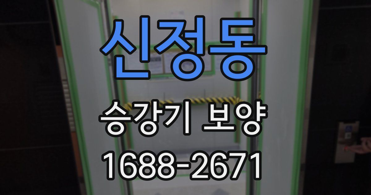 신정동 승강기 보양
