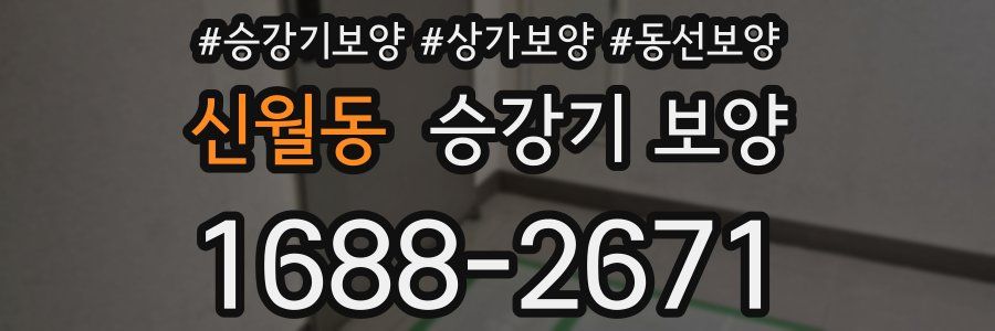 신월동 승강기 보양