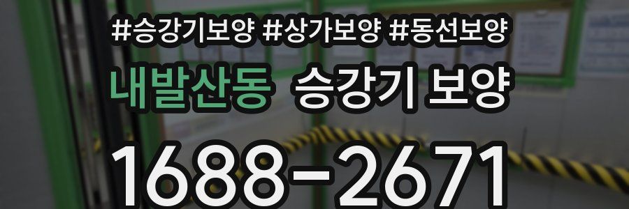 내발산동 승강기 보양