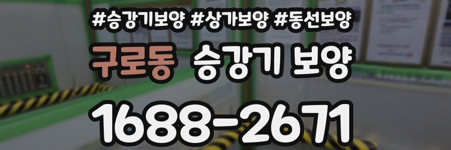 구로동 승강기 보양