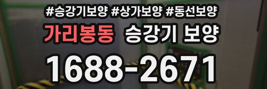 가리봉동 승강기 보양