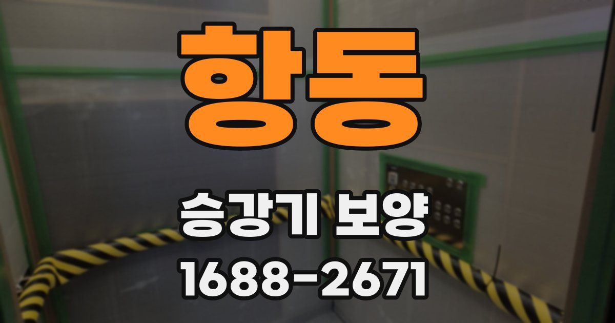 항동 승강기 보양