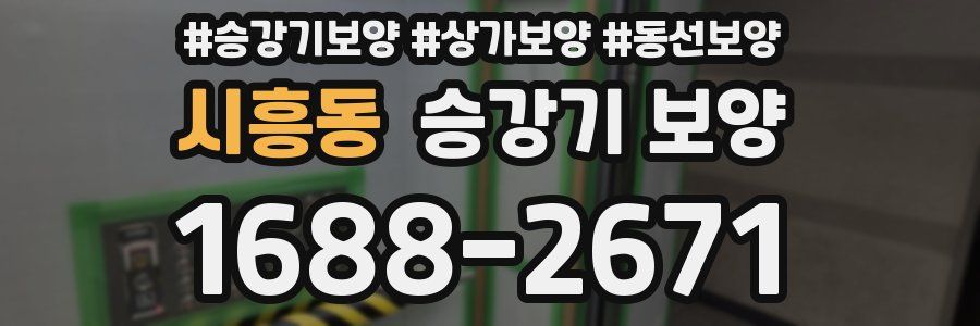 시흥동 승강기 보양