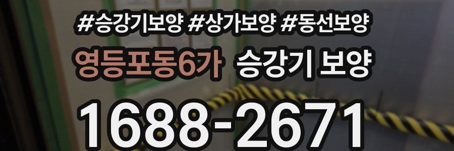 영등포동6가 승강기 보양