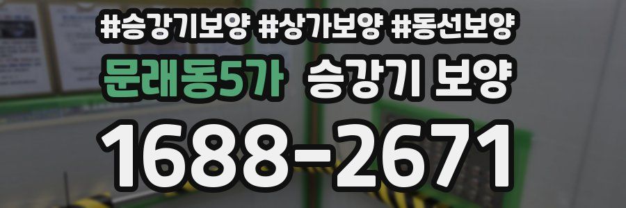 문래동5가 승강기 보양