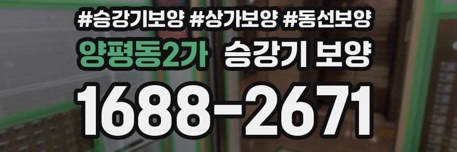 양평동2가 승강기 보양