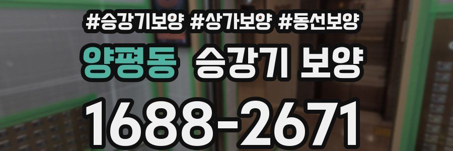 양평동 승강기 보양