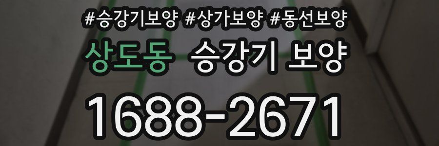 상도동 승강기 보양