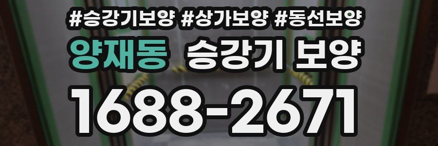 양재동 승강기 보양