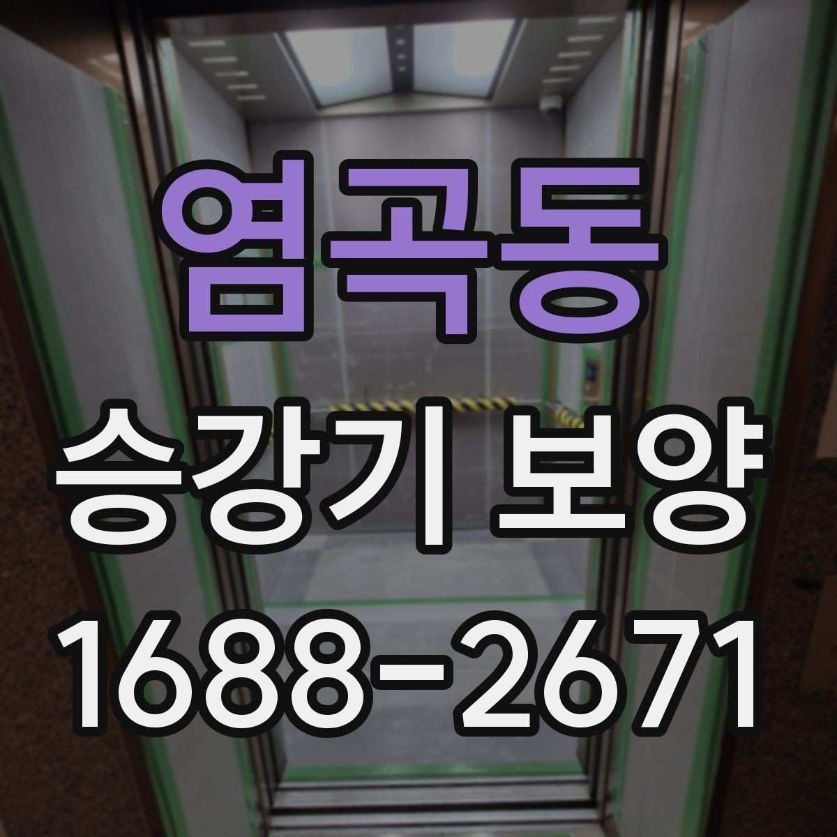 염곡동 승강기 보양 비용 산정 시 확인할 항목