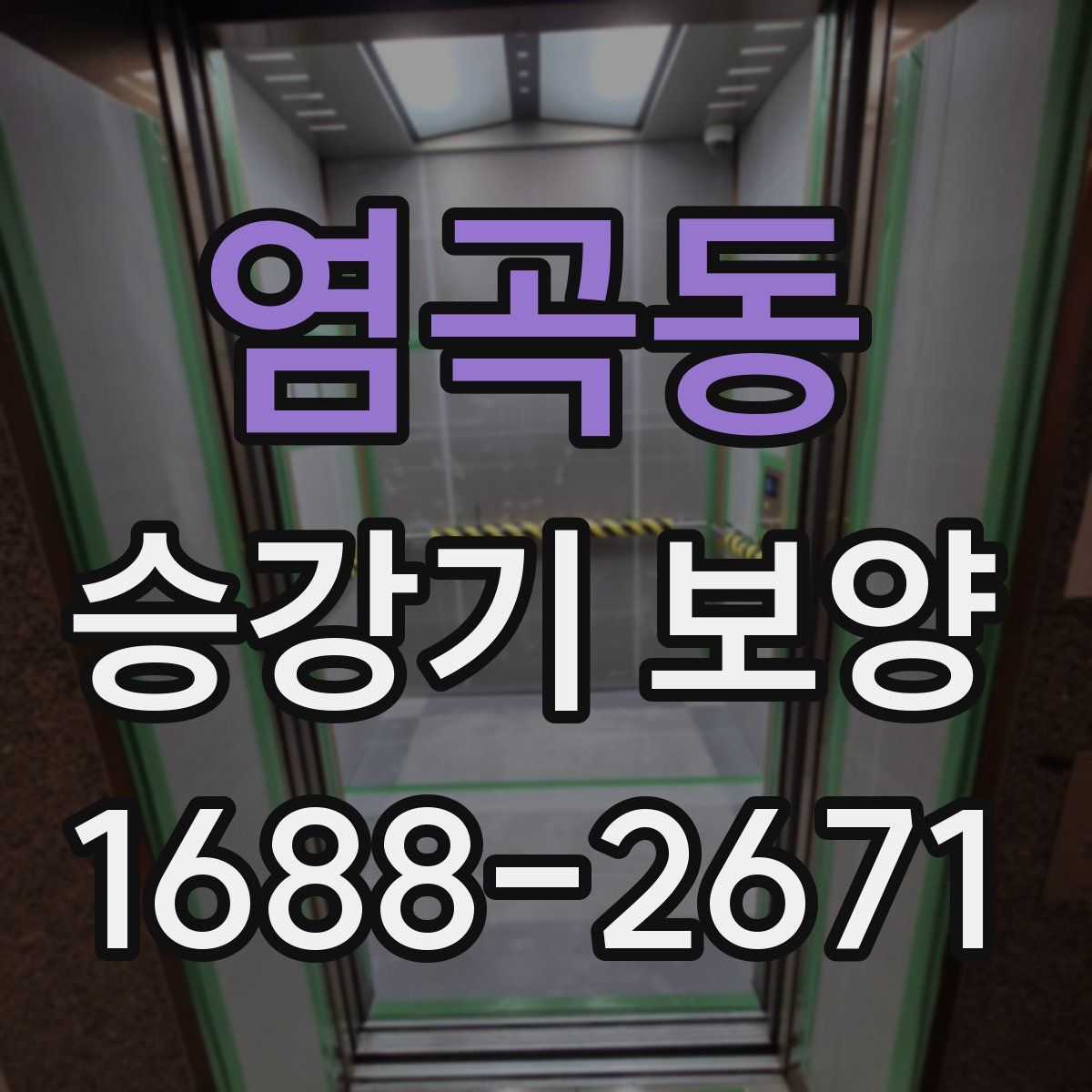 염곡동 승강기 보양