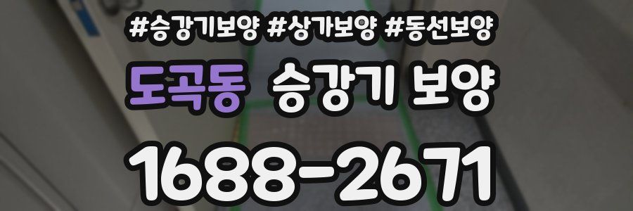 도곡동 승강기 보양