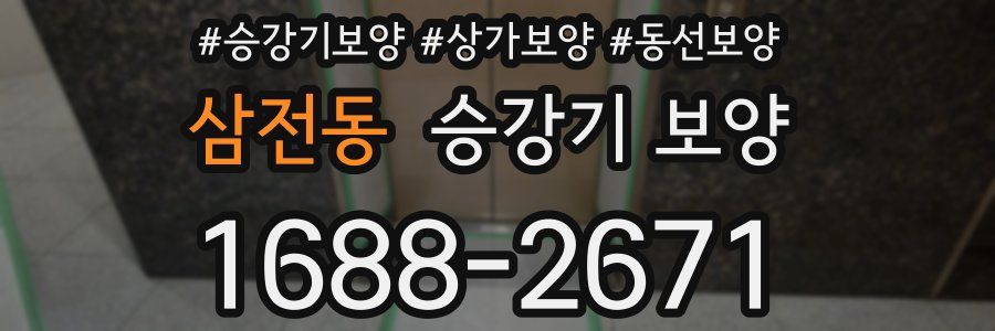 삼전동 승강기 보양