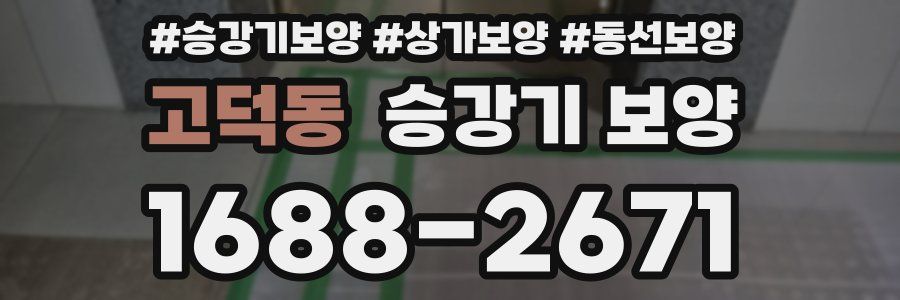 고덕동 승강기 보양