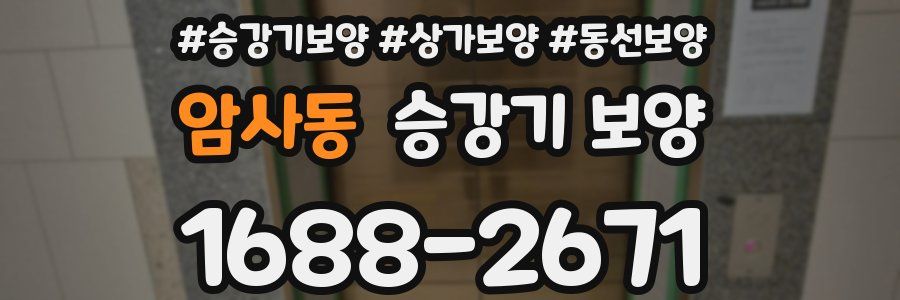 암사동 승강기 보양