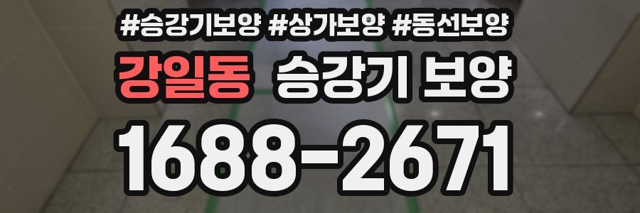 강일동 승강기 보양