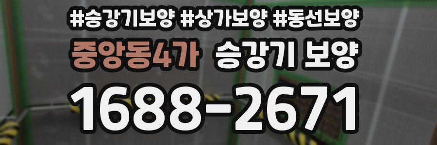 중앙동4가 승강기 보양